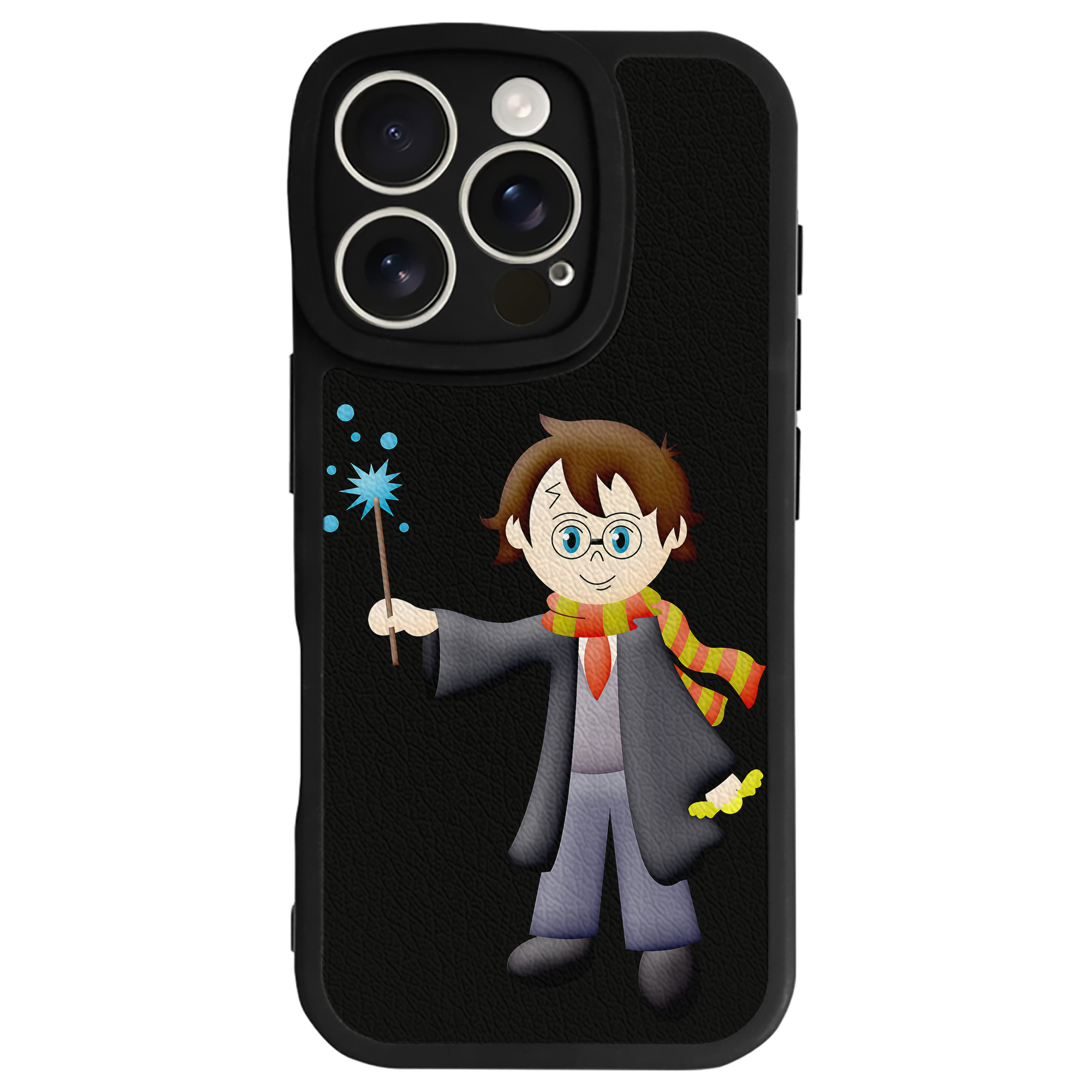 （画像用） Harry Potter ハリー・ポッターシリーズ 【iPhone 16シリーズ対応】シリコンスマホケース（レザー調） 材質：シリコン